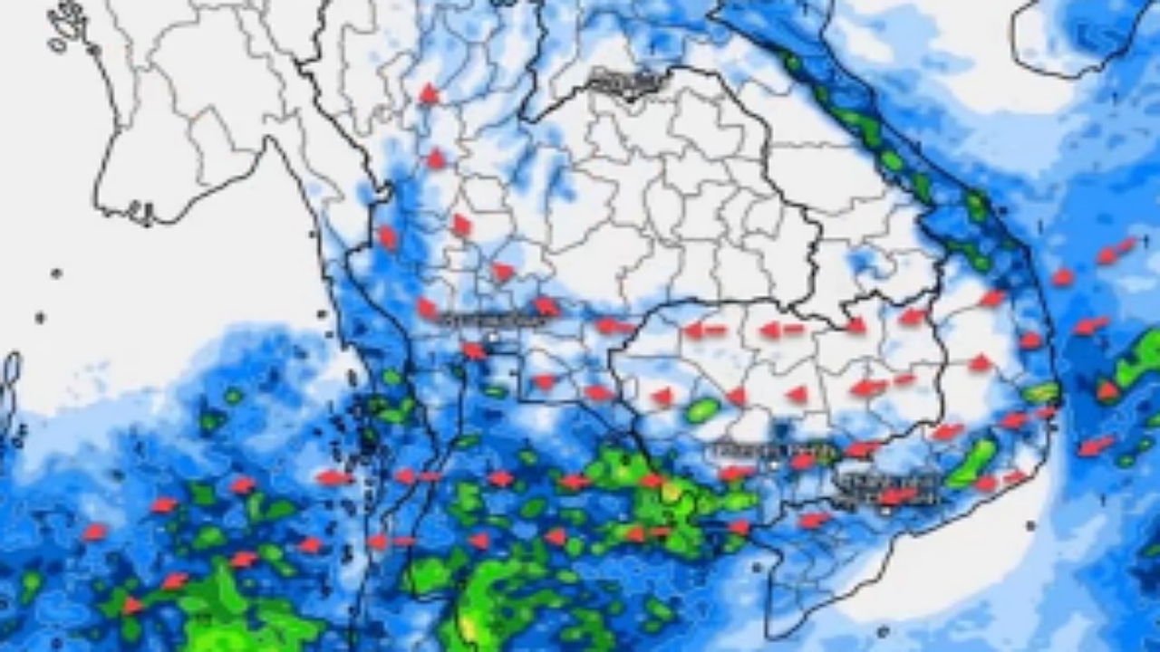 เตือนสภาพอากาศแปรปรวน พายุฝนฟ้าคะนอง ลูกเห็บตกบางแห่ง